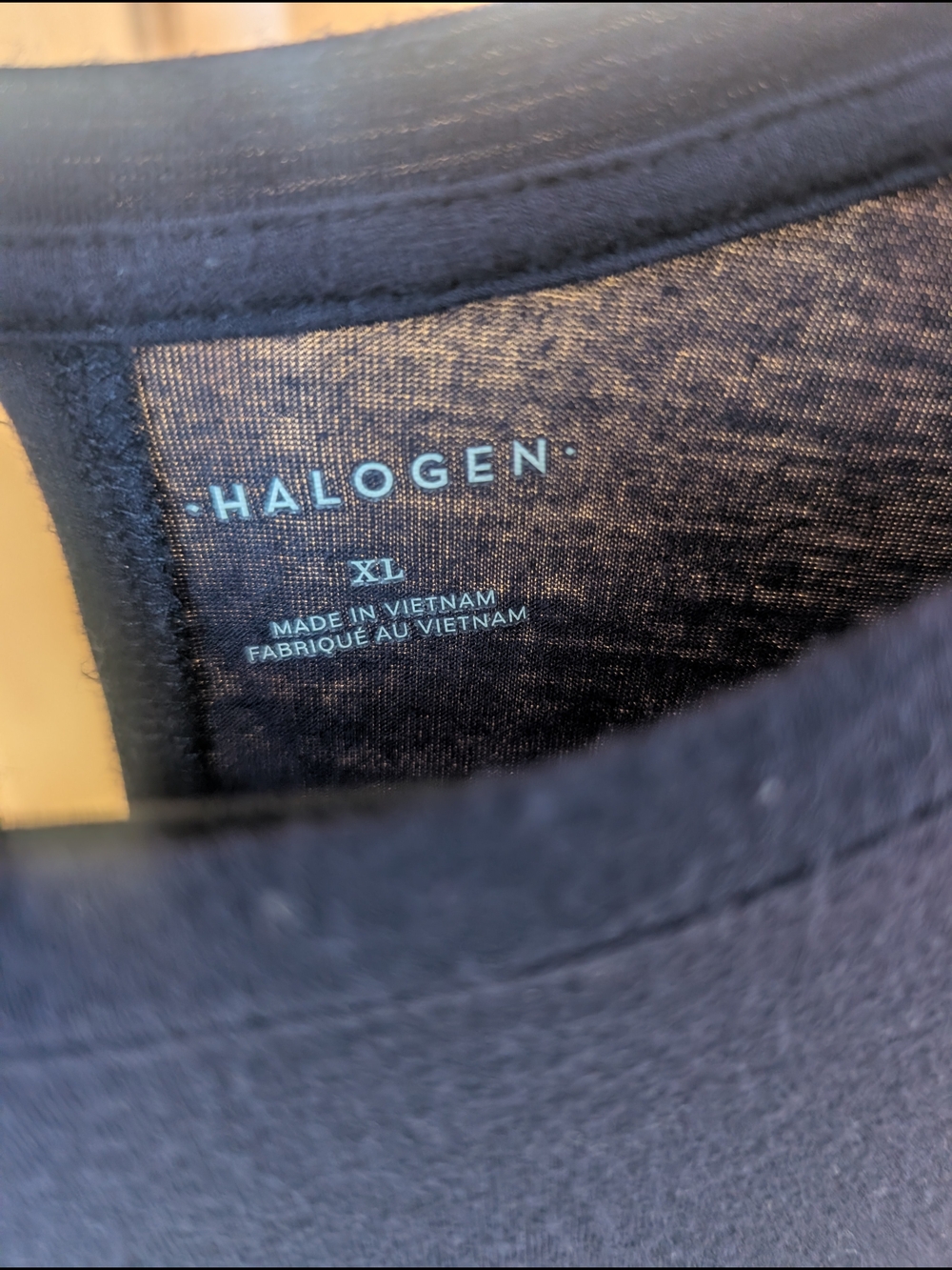 Halogen Navy Sleeveless Tank Top - Picture 3 of 4